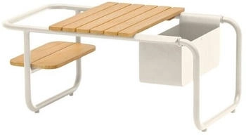 Zebra Somerset Loungetisch Aluminium/Teak Taupe