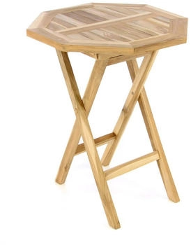 VCM Klapptisch Teak Holz Ø 60cm