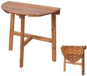 MCW Klapptisch MCW-L19 Akazie Holz 71x70x34cm