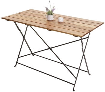 MCW Biergartentisch MCW-J40 Akazie MVG-zertifiziert 120x60cm naturfarben