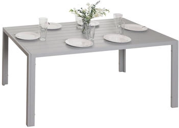 MCW Alu-Esstisch MCW-N40 140x80cm hellgrau