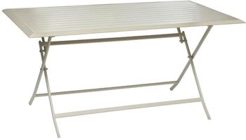 Hespéride Azua folding garden table 150 x 80 x 71 cm Clay