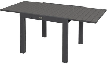 Outsunny Garden Table slatted (81/162 x 80 x 75 cm) grey