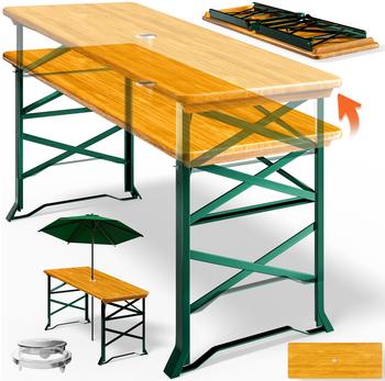 Deuba Bierzelttisch Holz 170cm