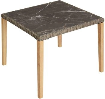 TecTake Tarent 93,5 x 93,5 x 75 cm natur