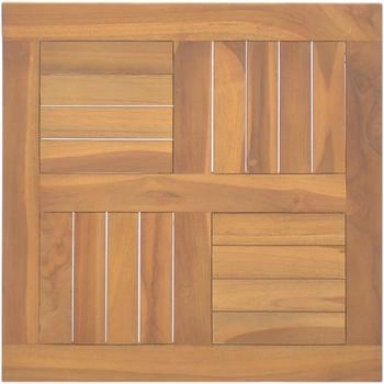 vidaXL Quadratische Tischplatte Massivholz Teak (316156)