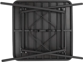 Bolero Quadratischer Bistrotisch aus Stahl schwarz (CF-MT-E030)