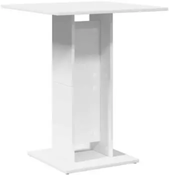 vidaXL Bistrotisch Weiß 60x60x75 cm Holzwerkstoff
