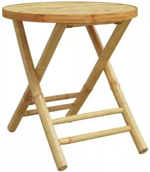 vidaXL Gartentisch Klappbar Ø45x45 cm Bambus