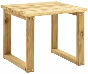vidaXL Tisch für Sonnenliege 30x30x26 cm Imprägniertes Kiefernholz