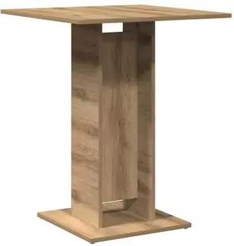 vidaXL Bistrotisch Artisan-Eiche 60x60x75 cm Holzwerkstoff