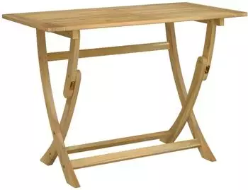 vidaXL Gartentisch Klappbar 110x55x75 cm Massivholz Akazie