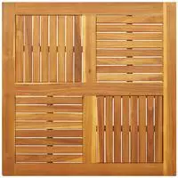 vidaXL Tischplatte 90x90x2,2 cm Quadratisch Massivholz Akazie