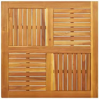 vidaXL Tischplatte 90x90x2,2 cm Quadratisch Massivholz Akazie