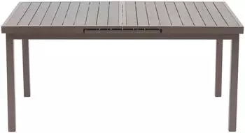 Destiny Imola 165/215x75cm ausziehbar Polywood-Tischplatte taupe