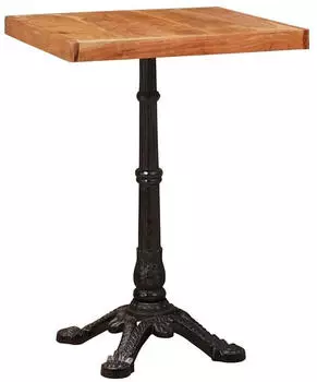 vidaXL Bistrotisch Braun 50 x 50 x 76 cm Massivholz Akazie