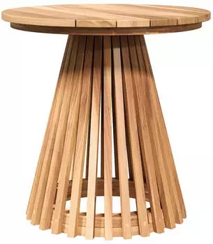 vidaXL Beistelltisch Braun 50 x 50 x 49,5 cm Massivholz Teak