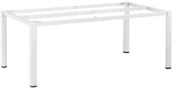 Kettler Cubic Gartentisch-Gestell 180x95cm Aluminium Wei&szlig;