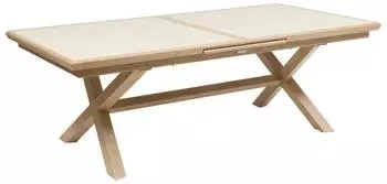 Hesp&eacute;ride Axiome extendable garden table 10 persons clay