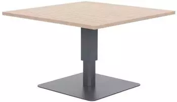 Hesp&eacute;ride Salimia square garden table lift-up 110 x 110 x 69 cm graphite honey