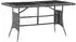 vidaXL Gartentisch Grau 140 x 80 x 74 cm Poly Rattan (318716)
