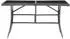 vidaXL Gartentisch Grau 140 x 80 x 74 cm Poly Rattan (318716)