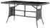 vidaXL Gartentisch Grau 140 x 80 x 74 cm Poly Rattan (318716)