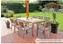 Garden Pleasure Florence Gartentisch 192x100cm Non-Wood Aluminium Champagner