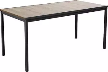 Keter Signature Porto Tisch 160 cm Eschenholz und Schwarz Stahl