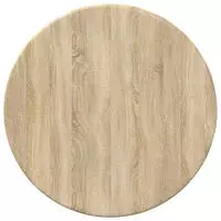 vidaXL Tischplatte Sonoma-Eiche &Oslash; 30 x 1,5 cm Holzwerkstoff