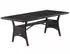 Casaria Polyrattan Gartentisch Takeo 190x90x75cm WPC Braun