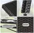Casaria Polyrattan Gartentisch Takeo 190x90x75cm WPC Braun