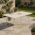 Fermob Luxembourg Gartentisch 165x100cm Aluminium Natur