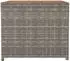 vidaXL Beistelltisch mit Holzplatte Grau Poly Rattan & Akazienholz (319559)