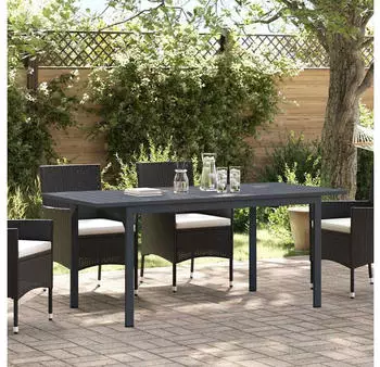 vidaXL Extendable garden table 180 x 80 x 76 cm anthracite