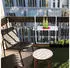Relaxdays Folding balcony table 59.5 x 36 cm white