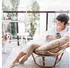 Relaxdays Folding balcony table 59.5 x 36 cm white