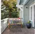 Relaxdays Round garden table 4 persons 80 cm grey