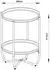 en.casa Sandefjord coffee table with removable tray 58 x 40 cm yellow