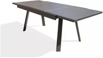DCB Garden Stockholm extendable garden table aluminium 150 225 x 96 cm anthracite grey