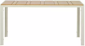 ebuy24 Noah Gartentisch 150x90cm Teak-Nachbildung (51-106793)