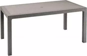 Keter Melody Gartentisch 160,5x94,5x74,5cm Cappuccino (211105)
