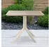 CLP Sky Gartentisch Quadratisch 80x80cm Polypropylen Taupe (305049)