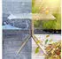 CLP Sky Gartentisch Quadratisch 80x80cm Polypropylen Taupe (305049)