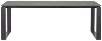 ebuy24 Martinus Gartentisch 210x100cm, schwarz (51-52986)