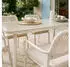 Idimex Volonte Gartentisch 160x90cm Glasplatte Aluminium, beige