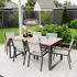 Home Deluxe SIERA Gartentisch Aluminium 160x90cm
