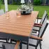 Home Deluxe SIERA Gartentisch Aluminium 160x90cm