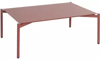 Mendler HWC-O11 Gartentisch Aluminium 105x65cm Terrakotta (110594)