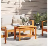 vidaXL Beistelltisch &Ouml;l-Natur 70 x 40 x 45 cm Massivholz Akazie